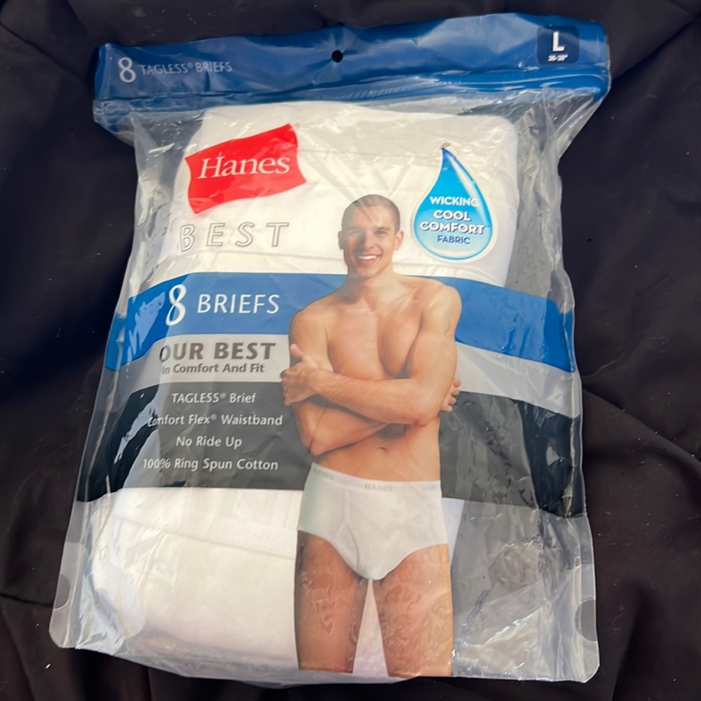 Hanes Best Men's No Ride Up Brief 8-Pack